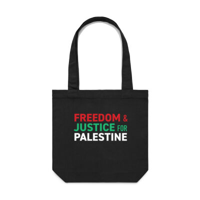 Freedom& Justice for Palestine - Tote bag Thumbnail
